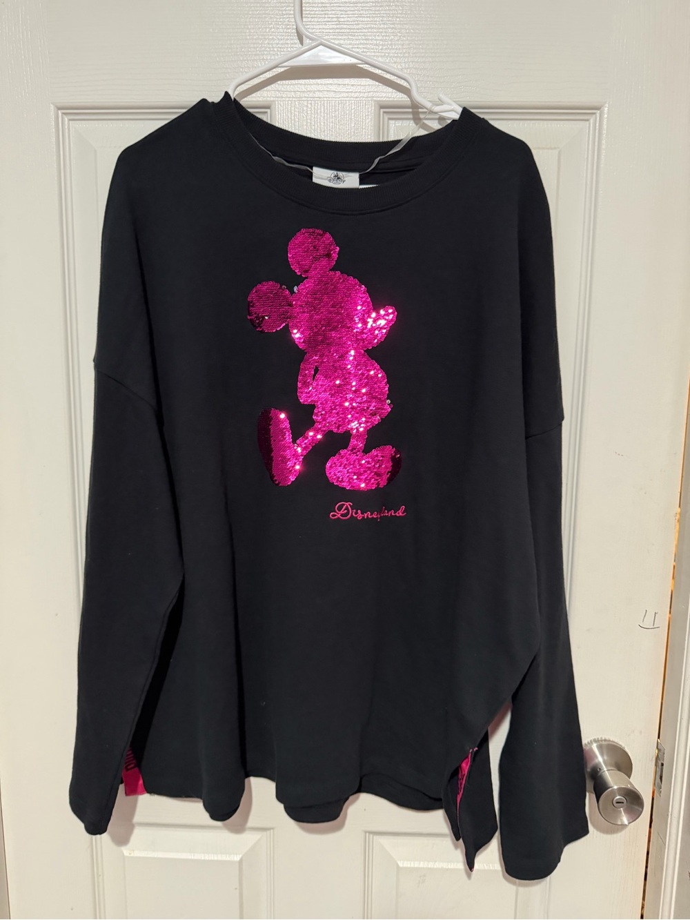 Disneyland flip sequin sweatshirt